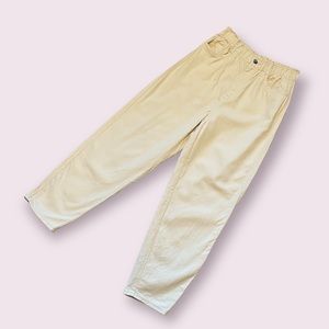 H&M Straight-Leg Pant, Cream, Size 8